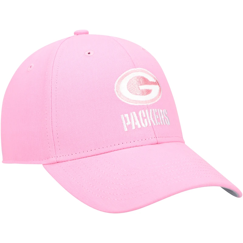 Casquette ajustable rose MVP Green Bay Packers pour jeune fille '47