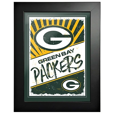 Green Bay Packers - Art encadré classique 12'' x 16''