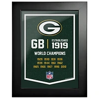Green Bay Packers - Art encadré Empire 12 `` x 16 ''