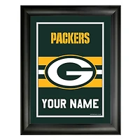 Cadre d'équipe personnalisé Green Bay Packers 12'' x 16''