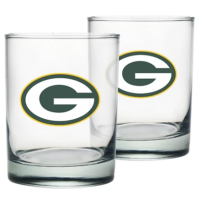 Ensemble de 2 verres Rocks Packers de Green Bay Packers 13,5 oz