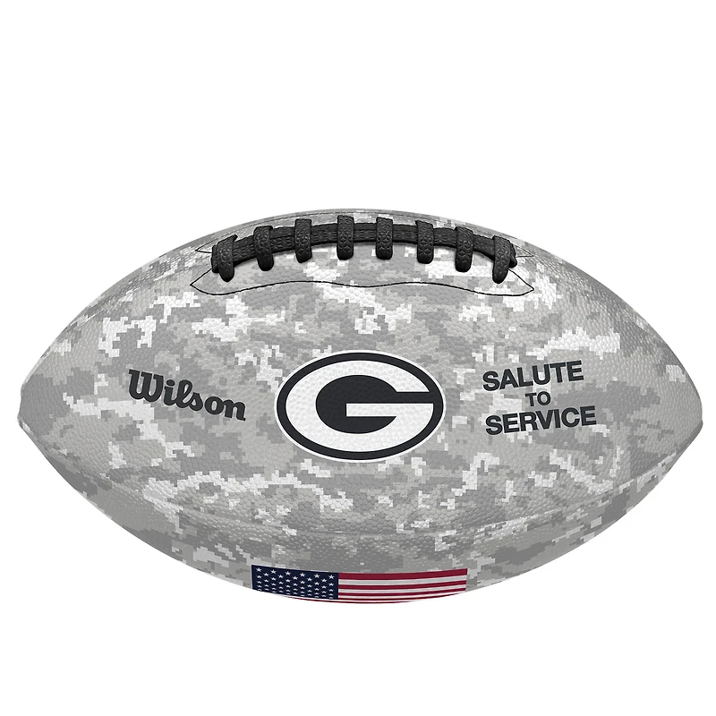 Hommage des Packers de Green Bay 2024 au service Wilson Pro Football