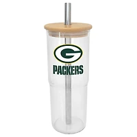 Verre à vin en verre de 24 oz des Packers de Green Bay
