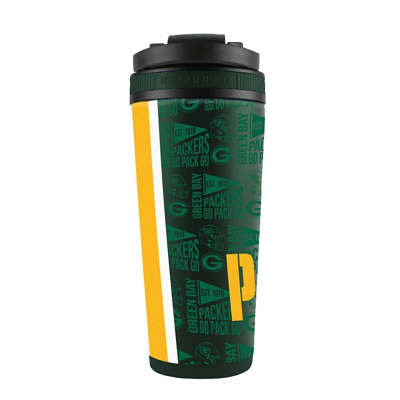Bouteille shaker en acier inoxydable 4D de 26 oz des Packers de Green Bay