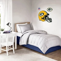Green Bay Packers - Autocollant mural repositionnable pour casque d'équipe 36''