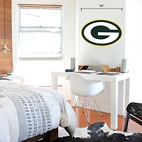 Green Bay Packers 36'' x 36'' mur repositionnable avec logo d'équipe - décalcomanie