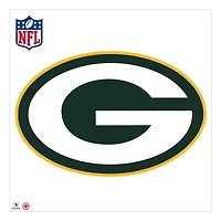 Green Bay Packers 36'' x 36'' mur repositionnable avec logo d'équipe - décalcomanie