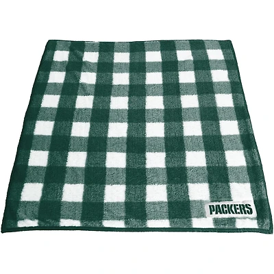 Green Bay Packers 50'' x 60'' Couverture polaire Frosty à carreaux Buffalo