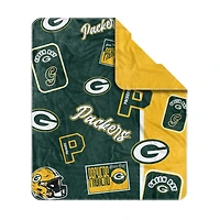 Couverture Dream Weave 50" x 60" des Packers de Green Bay