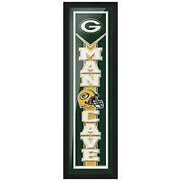 Green Bay Packers 6'' x 22'' Man Cave Framed - Artwork