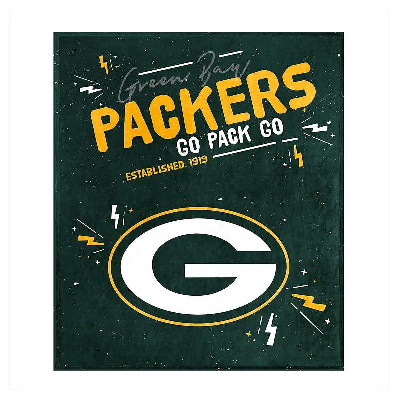Couverture en peluche Green Bay Packers 60" x 70"