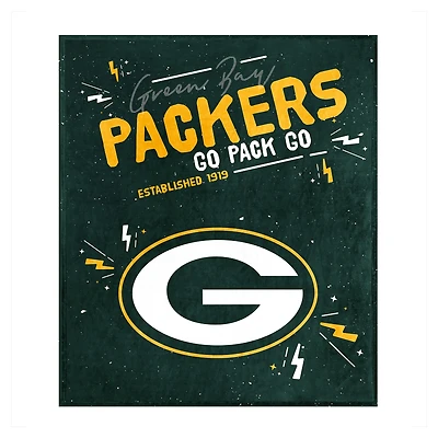 Couverture en peluche Green Bay Packers 60" x 70"
