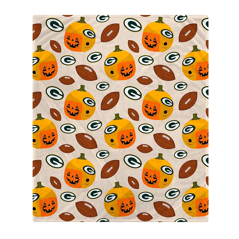 Green Bay Packers 152,4 x 177,8 cm Citrouille Casque Corral Couverture polaire
