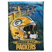 Couverture de croquis de la ville des Packers de Green Bay 66" x 90"