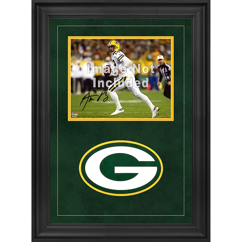 Cadre photo horizontal de luxe 8'' x 10'' Green Bay Packers avec logo de l'équipe