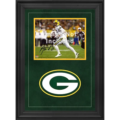 Cadre photo horizontal de luxe 8'' x 10'' Green Bay Packers avec logo de l'équipe