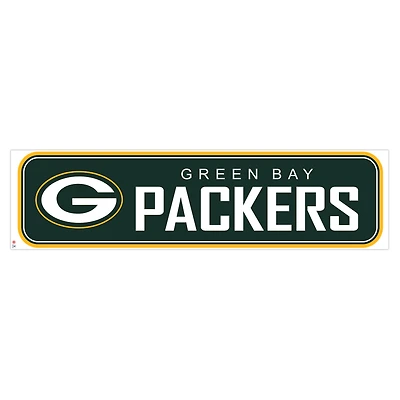 Green Bay Packers 90'' x 23'' mur repositionnable - décalcomanie