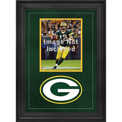 Cadre photo vertical de luxe Green Bay Packers 8'' x 10'' avec logo de l'équipe
