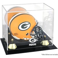 Vitrine de présentation du mini casque Golden Classic des Packers de Green Bay