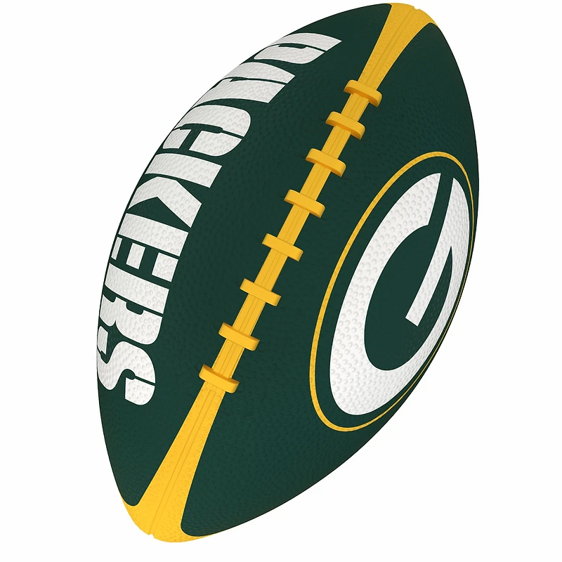 Ballon de football junior avec logo Pinwheel des Packers de Green Bay