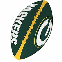 Ballon de football junior avec logo Pinwheel des Packers de Green Bay