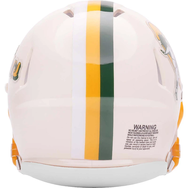 Mini casque de vitesse de la collection rétro Riddell des Green Bay Packers
