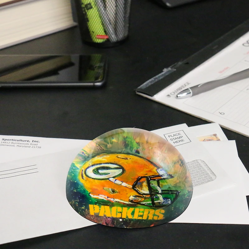 Presse-papiers en forme de dôme Team Pride des Packers de Green Bay
