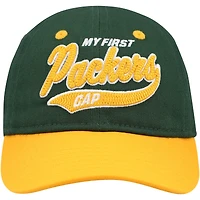 Casquette souple My First Tail Sweep Flex pour bébé Green Bay Packers verte/dorée