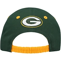 Casquette souple My First Tail Sweep Flex pour bébé Green Bay Packers verte/dorée