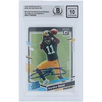 Jayden Reed Green Bay Packers Autographed 2023 Panini Donruss Optic Rated Rookie #239 Beckett Fanatics Witnessed Authenticated 10 Rookie Card 