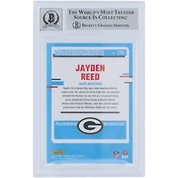 Jayden Reed Green Bay Packers Autographed 2023 Panini Donruss Optic Rated Rookie #239 Beckett Fanatics Witnessed Authenticated 10 Rookie Card 