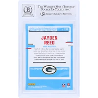 Jayden Reed Green Bay Packers Autographed 2023 Panini Donruss Optic Rated Rookie #239 Beckett Fanatics Witnessed Authenticated 9/10 Rookie Card