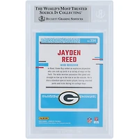 Jayden Reed Green Bay Packers Autographed 2023 Panini Donruss Press Proof Red #334 Beckett Fanatics Witnessed Authenticated Rookie Card 