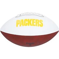 Jayden Reed Green Bay Packers Autographed Franklin White Panel Football