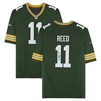 Jayden Reed Green Bay Packers Autographed Green Nike Game Jersey