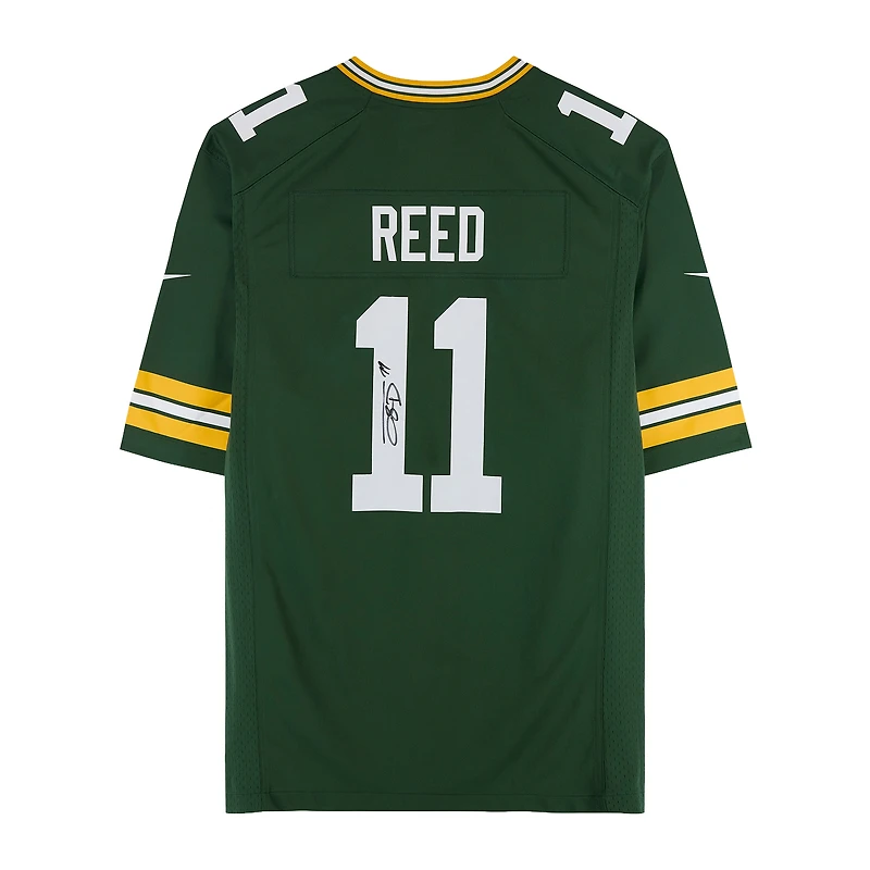 Jayden Reed Green Bay Packers Autographed Green Nike Game Jersey