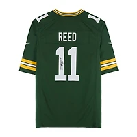 Jayden Reed Green Bay Packers Autographed Green Nike Game Jersey