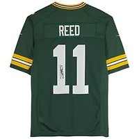 Jayden Reed Green Bay Packers Autographed Green Nike Limited Jersey
