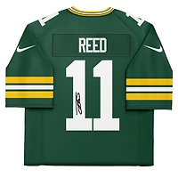 Jayden Reed Green Bay Packers Autographed Green Nike Limited Jersey