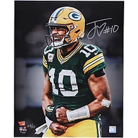 Jordan Love Green Bay Packers Autographed 16" x 20" Unleashed Spotlight Photograph - Limited Edition of 25