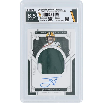 Jordan Love Green Bay Packers Autographed 2020 Panini National Treasures Prodigy RPA #PPA-JL #90/99 HGA Authenticated 8.5/10 Rookie Card