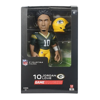 Figurine en vinyle 6" GameChanger de la série 5 des Packers de Green Bay de Jordan Love - Recherchez des variantes de couleurs unies rares