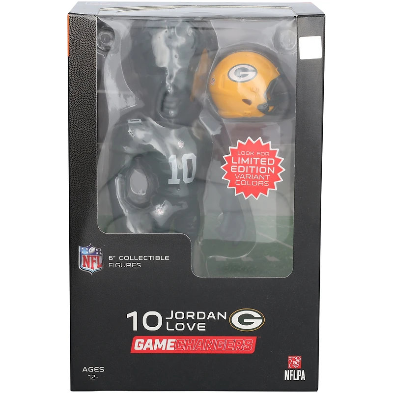 Jordan Love Green Bay Packers smALL-STARS Series 5 GameChangers Rare Solid Color Variant 6" Vinyl Figurine