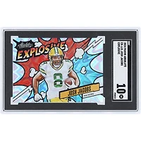 Josh Jacobs Green Bay Packers 2024 Panini Absolute Explosive #EX-JJS SGC Carte authentifiée 10