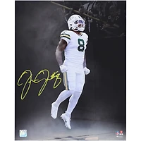 Photo dédicacée de Josh Jacobs (Green Bay Packers) - 40 x 50 cm (16 x 20 pouces) - Projecteur d'entrée de la fumée