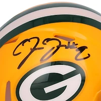 Mini-casque Riddell Speed ​​autographié par Josh Jacobs des Green Bay Packers