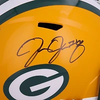 Casque de réplique de vitesse dédicacé par Josh Jacobs Green Bay Packers
