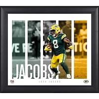 Josh Jacobs Green Bay Packers Framed 15" x 17" Player Panel Collage