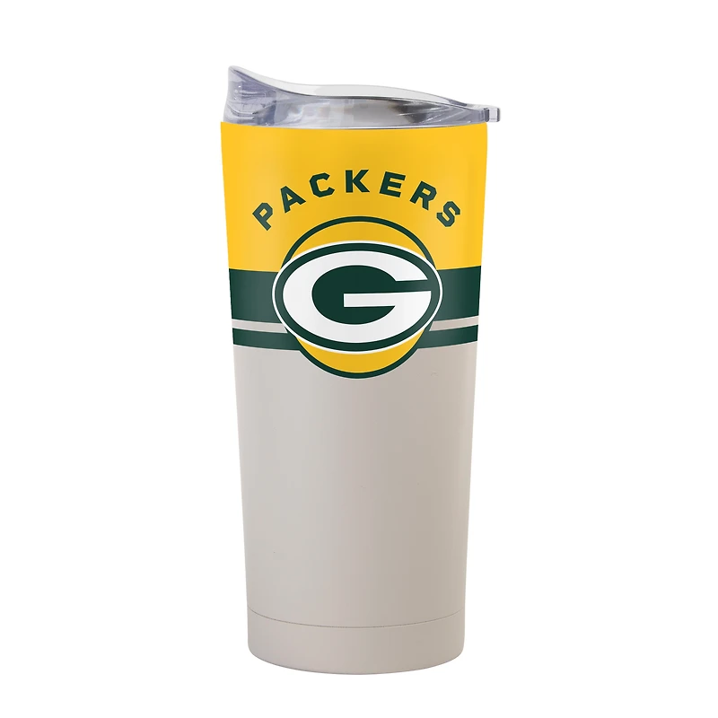 Gobelet isotherme Logo Brands Green Bay Packers Horizon de 59 cl (20 oz) avec revêtement en poudre