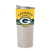 Gobelet isotherme Logo Brands Green Bay Packers Horizon de 59 cl (20 oz) avec revêtement en poudre